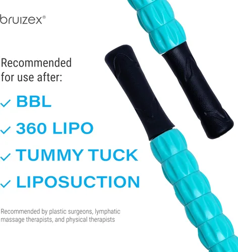 Miniatura 3 de Rodillo de Masaje de Drenaje Linfático para Post Liposucción y Tratamiento de Fibrosis, Recuperación de Cirugía 360 Lipo, Abdominoplastia y BBL