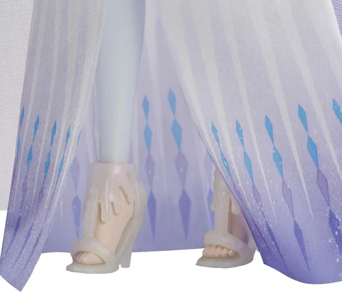 Miniatura 8 de Disney Frozen 2 - Muñeca Elsa Reina de las Nieves con vestido y calzado, largo cabello rubio, juguete para niñas a partir de los 3 años