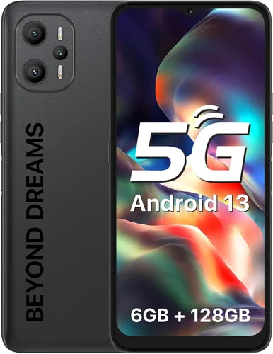 UMIDIGI Teléfono celular desbloqueado F3 Pro 5G, Android 13, 12 (6+6) GB+128GB, cámara principal de 48MP, pantalla FHD+ de 6.6", procesador