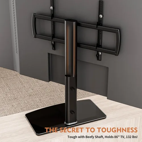 Miniatura 4 de Soporte/Base Universal Giratorio para TV de Mesa para Televisores de 40 a 86 pulgadas, Giro de 110 Grados, Altura Ajustable de 5 Niveles, Base