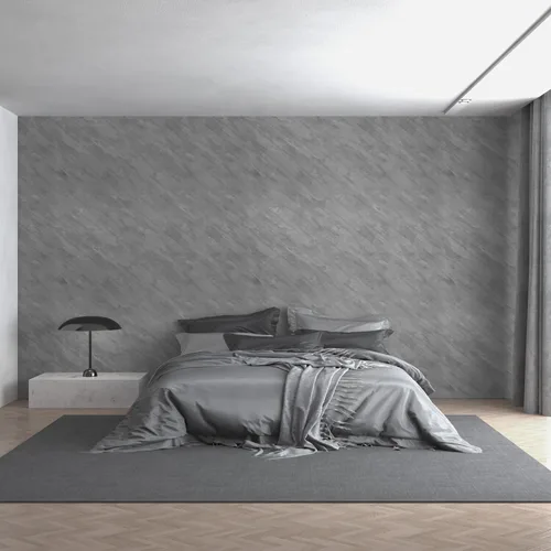 Miniatura 8 de 3yecao Papel de contacto de hormigón gris grueso de 16"×118" pulgadas para encimeras Papel tapiz de hormigón gris 3D despegar y pegar removible