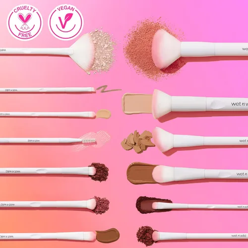 Miniatura 5 de wet n wild Pincel para Pliegues, Aplicación Precisa de Sombra de Ojos, Cerdas Planas Firmes, Mango Ergonómico para Control de Precisión Cómodo