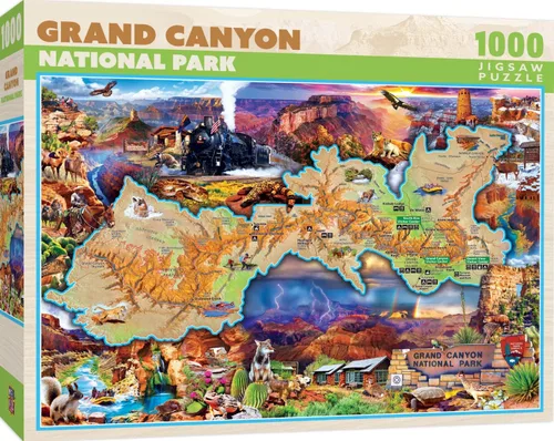 Miniatura 13 de MasterPieces National Parks Maps - Rompecabezas de 1000 piezas para adultos, familia o jóvenes - Parques Nacionales de Estados Unidos por Anderson
