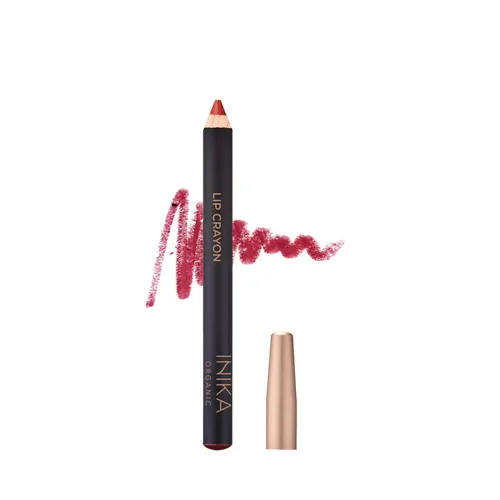 INIKA Lápiz labial orgánico de larga duración con lápiz labial vegano y delineador de labios orgánico, hipoalergénico, libre de crueldad, acabado