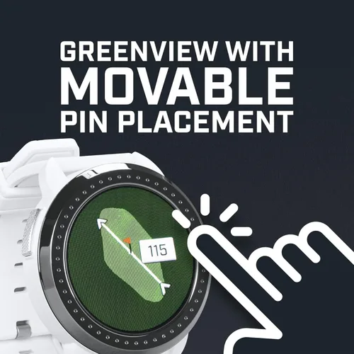 Miniatura 4 de Bushnell Golf iON Elite GPS Watch – Color Touchscreen, Slope‑Adjusted Yardages, 38,000+ Courses, Shot Tracker, USB‑C, Magnetic Charger Blanco