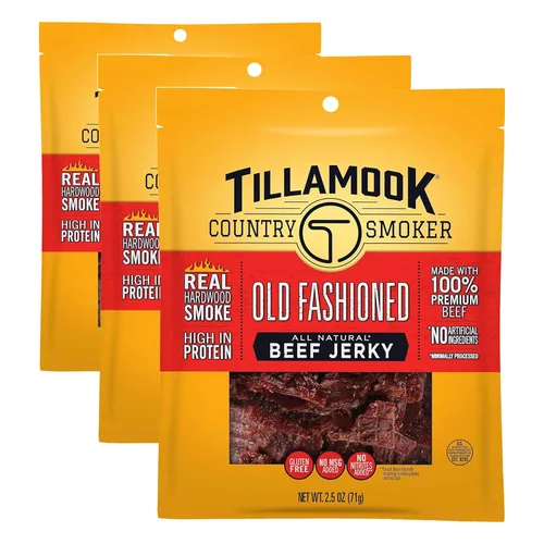 Miniatura 19 de Tillamook Country Smoker Tillamook Real Hardwood Smoked Old Fashioned Silver Dollar - charqui de carne de vacuno