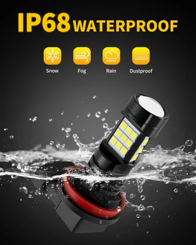 Miniatura 5 de Bombilla LED antiniebla H11 H8 de 6000 K, color blanco xenón, compatible con Toyota Tundra 2014, 2015, 2016, 2017, 2018, 2019, 2020, 2021, paquete