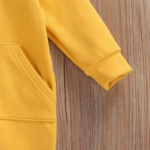 Miniatura 6 de FYBITBO Mameluco con capucha y cremallera para bebés, niños y niñas, mameluco de manga larga para otoño e invierno, ropa cálida