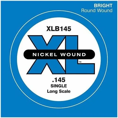 Miniatura 15 de D'Addario XLB020P Guitarra Bajo de Acero Liso Cuerda Simple, Escala Larga, .020