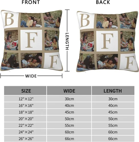 Miniatura 4 de Funda de almohada personalizada para regalos, funda de almohada personalizada con fotos, fundas de cojín para fotos, regalos personalizados
