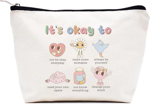 Miniatura 174 de LIBIHUA Obtener regalo de boda - Bolsa de maquillaje bolsa de cosméticos bolsa de viaje, Beige, 10-En Mi Madre del Pájaro