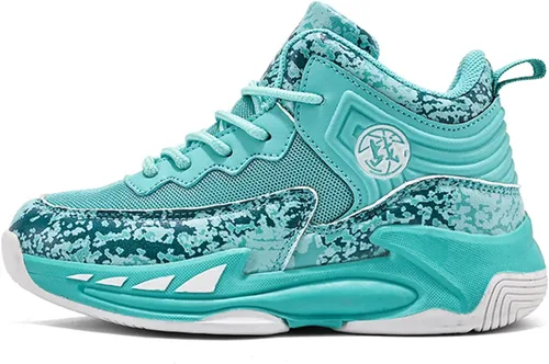 Miniatura 2 de Sanearde Zapatos de baloncesto para niños, tenis de voleibol ligeros, cómodos, antideslizantes