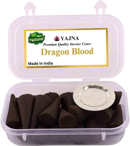 Miniatura 7 de Yajna Conos de incienso de olíbano y mirra 100% naturales hechos a mano sumergidos a mano orgánicos sin productos químicos para purificación