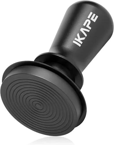 Miniatura 9 de IKAPE Manipulador de espresso de 39.25 mm, manipulador de café barista premium negro con resorte calibrado, manipulador de acero inoxidable 100%