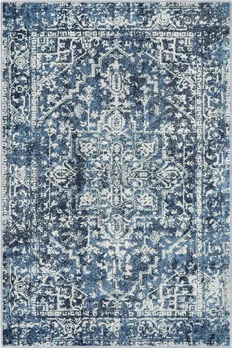 Miniatura 9 de Morebes Alfombra bohemia de 4 x 6 pies para sala de estar, lavable y resistente a las manchas, alfombra antideslizante para dormitorio, alfombra