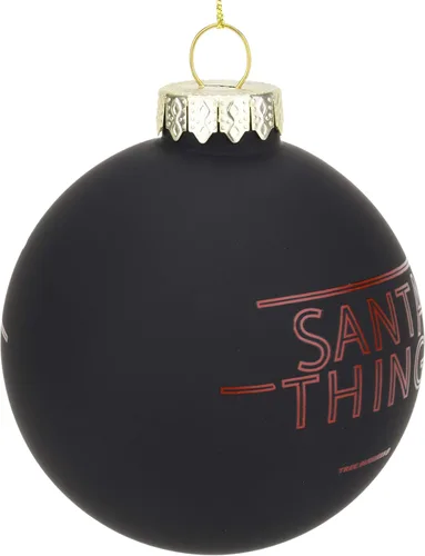 Miniatura 5 de Tree Buddees Cosas de Santa - Graciosa parodia de Stranger Things, adorno navideño de vidrio de Santa