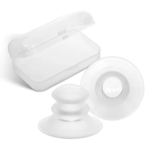 haakaa Corrector de pezones de silicona para pezones planos, cortos o invertidos, corrector de pezón invertido para lactancia materna con diámetro