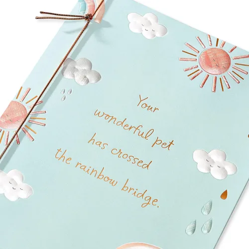 Miniatura 5 de American Greetings Tarjeta de condolencias para mascotas (vida llena de amor)