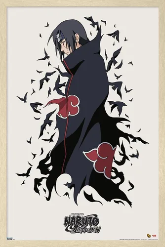 Miniatura 16 de Trends International Naruto Shippuden - Póster de pared de Itachi, 14.725 x 22.375 pulgadas, versión enmarcada de madera de granero