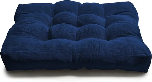 Miniatura 10 de LANITI Cojines de suelo extra grandes de 24 pulgadas para adultos, meditación cuadrada, máxima comodidad, almohadas de gran tamaño para cojín