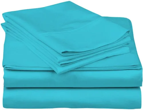 Miniatura 49 de Epic Cotton Juego de sábanas de 6 piezas, 100% algodón egipcio, de lujo, súper suave, bolsillos profundos de 12 pulgadas, tamaño King, 1000 hilos