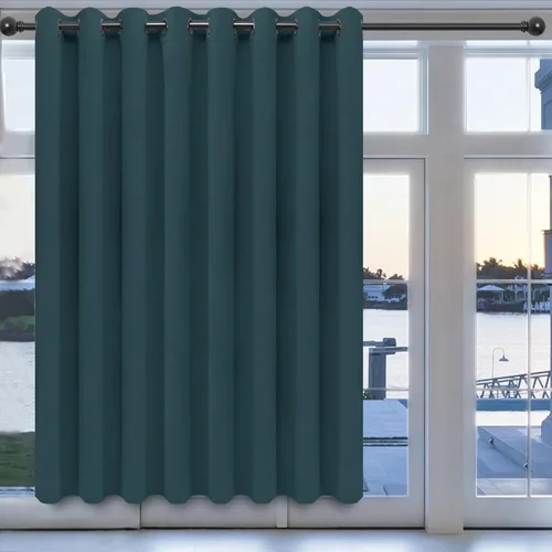 Miniatura 14 de Easy-Going - Cortinas opacas para dormitorio, aislamiento térmico sólido con ojales, cortinas de ventana para reducción de ruido, cortinas
