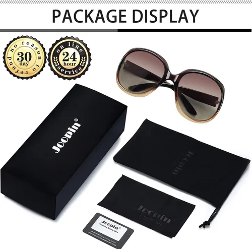 Miniatura 6 de Joopin - Gafas de sol polarizadas grandes y modernas para mujer, lentes de sol de conducción, UV protectoras, grandes