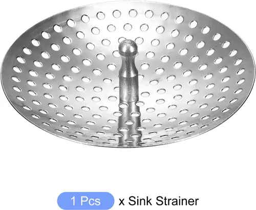 Miniatura 5 de METALLIXITY Colador de fregadero de baño (3.1 x 0.8 pulgadas), filtro de drenaje de acero inoxidable para la mayoría de desagües de fregadero, tono