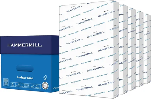 Miniatura 10 de Hammermill Papel para impresora, papel de copia de 20 libras, 8.5 x 11 pulgadas, 5 resmas (2500 hojas), 92 brillante, fabricado en los Estados Unidos