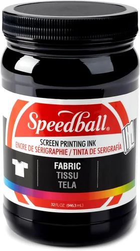 Miniatura 43 de Speedball Tinta de impresión de pantalla de tela, 8 onzas, color negro para impresión de camisetas y serigrafía