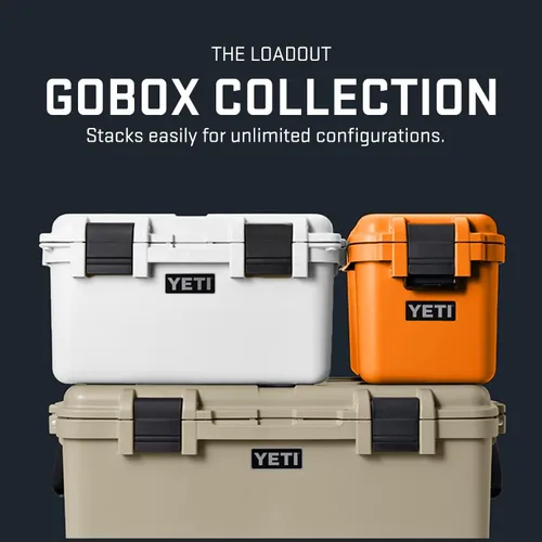 Miniatura 4 de YETI LoadOut GoBox Collection, Divided Waterproof Cargo Case, Dry Box, Camera Case, Fishing Tackle Box King Cangrejo