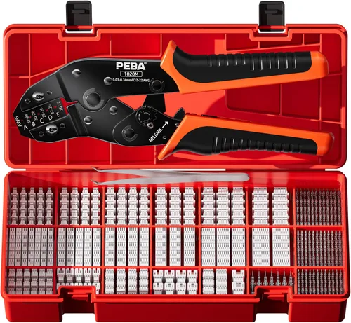 Miniatura 13 de PEBA JST Engarzador con Ratillo 32-22 AWG para Conectores Micro de 1.0mm/1.25mm/1.5mm/2.0mm de Pitch, Herramienta de Engarzamiento para JST-SH