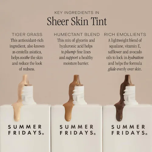 Miniatura 3 de Summer Fridays Tinte Transparente para la Piel - Tinte de Piel con Ácido Hialurónico - Ayuda a Disminuir el Tono de Piel Desigual - Cobertura