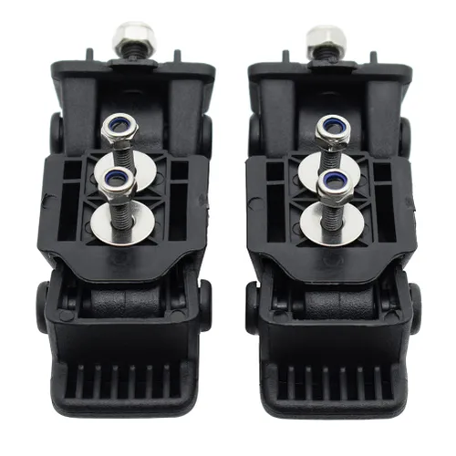 Miniatura 7 de Juego de 2 pestillos de capó para Jeep TJ (2) pestillos de bloqueo del capó del lado izquierdo y derecho para Jeep Wrangler TJ 1997-2006 Kit