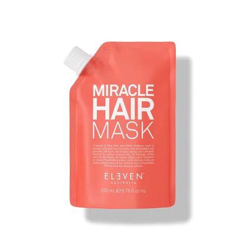 ELEVEN AUSTRALIA Miracle Hair Mask for Dry Damaged Hair - Tratamiento acondicionador profundo para hombres y mujeres, restaura la humedad y ayuda a
