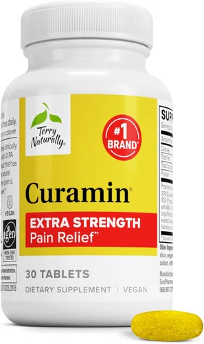 Miniatura 10 de Terry Naturally Curamin Extra Strength - Suplemento de curcumina y boswellia para apoyo de circulación saludable - Suplemento de cúrcuma para apoyar