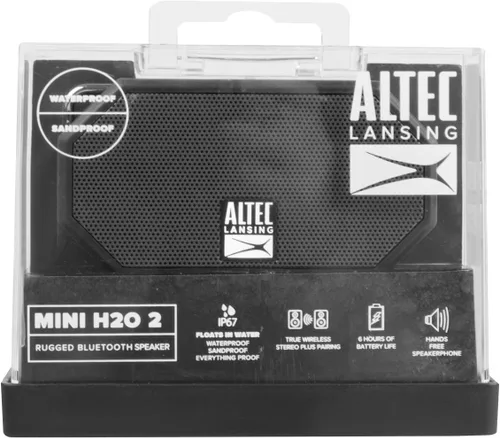 Miniatura 9 de Altec Lansing Mini H2O - Inalámbrico, Bluetooth, altavoz impermeable, flotante, IP67, altavoz portátil, graves fuertes, sistema estéreo rico