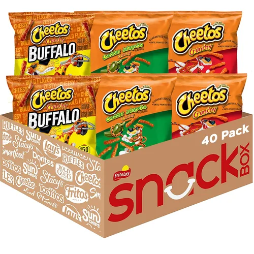 Miniatura 12 de Cheetos - Bocadillos con sabor a queso, crujientes, 1 onza (paquete de 40)