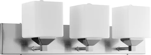 Miniatura 6 de Sunlite 81323-SU - Moderna lámpara cuadrada para tocador, montaje en pared de 16 pulgadas, base media (E26), requiere bombilla estándar A19
