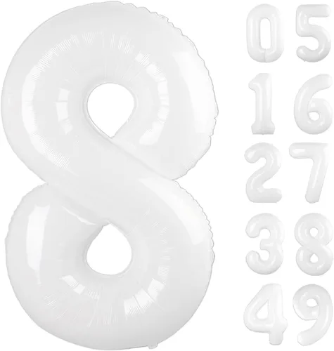 Miniatura 426 de Globo de cumpleaños número 4 dorado de 40 pulgadas, globos gigantes del número cuatro 14 24 34 40 44 2024, globos grandes de lámina de mylar para Oro
