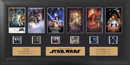Miniatura 11 de FILMCELLS - Star Wars - Boba Fett - Presentación de arte mural de edición limitada de 11" x 13" - Incluye dos clips de película de 1.378 in SW283IW