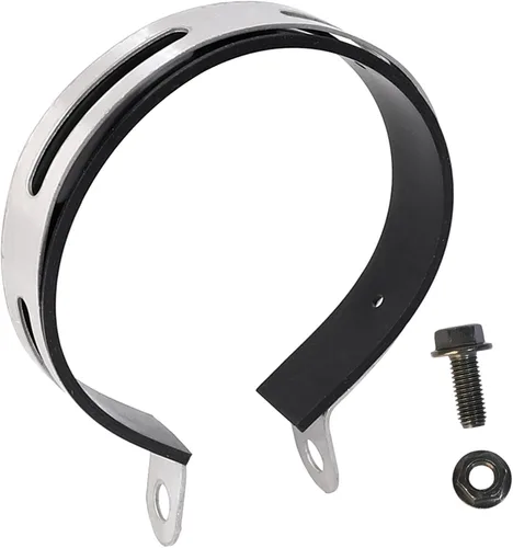 Miniatura 7 de Minho 2 piezas universal de motocicleta soporte de escape clip soporte de hardware abrazadera de escape soporte de escape suspensión interior 4