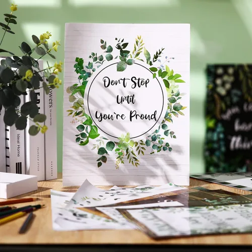 Miniatura 3 de Sepamoon 12 pósteres motivacionales para decoración de aula, carteles de granja, carteles inspiradores de arte de pared, tablón de anuncios