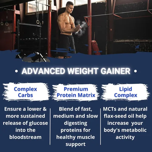 Miniatura 6 de Gaspari Nutrition Masa real: ganador de peso avanzado, mezcla de proteínas y carbohidratos complejos, 1.76 oz de proteína, 0.56 oz de EAA, sin