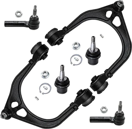 Miniatura 94 de Detroit Axle - Kit de extremo delantero para Chrysler 300 Dodge Charger Challenger 2011-2023, 2 brazos de control inferiores traseros 2 varillas