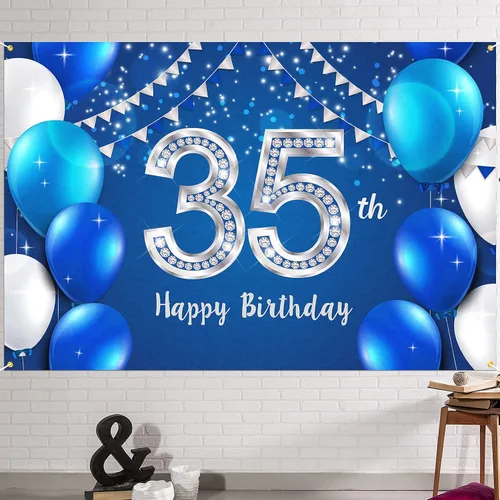 Miniatura 15 de HAMIGAR Fondo de pancarta de feliz cumpleaños número 10 de 6 x 4 pies, decoraciones de cumpleaños de 10 años, suministros de fiesta para niñas