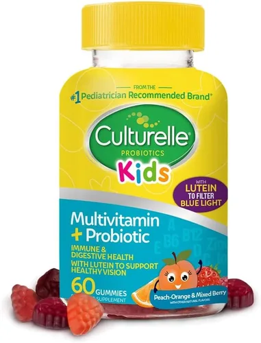 Culturelle Gomitas multivitamínicas + probióticas para niños, digestivas + apoyo inmunológico*, con luteína para apoyar una visión saludable*, sabor