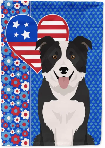 Miniatura 109 de Caroline's Treasures WDK5119GF - Bandera de jardín americana de Airedale Terrier de Estados Unidos, color negro y tostado, bandera decorativa