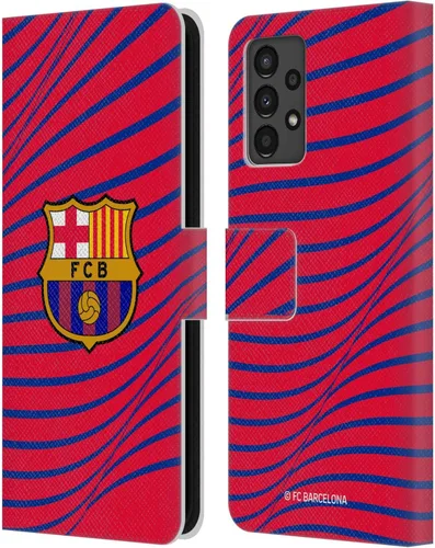 Miniatura 110 de Head Case Designs Funda de piel con licencia oficial del FC Barcelona Barca Crest Graphics para Samsung Galaxy A06 4G