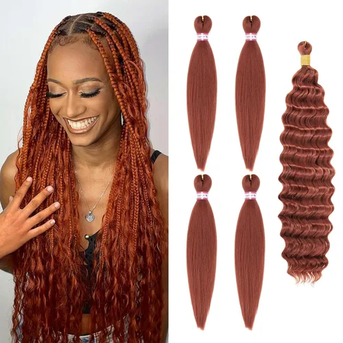 Miniatura 93 de Extensiones de cabello para trenzar preestiradas, color negro, 12 pulgadas, 8 paquetes de cabello natural para trenzar, fácil trenza, ajuste de agua